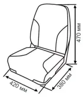 Кресло складное, экокожа, зелено-бежевый. Thunar