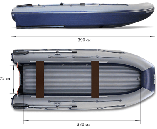 Лодка ПВХ Флагман DK 390 Igla Jet