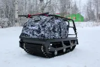 Мотобуксировщик Pomor M-600 Pro, склизы, 20 л.с.