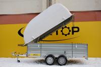 Прицеп ЛАВ-81013E 4.0 с пластиковой крышкой "Jaxal" (Швеция)