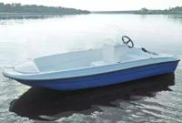 Лодка пластиковая Wyatboat Пингвин с консолью (тримаран)