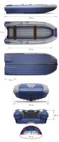 Лодка ПВХ Флагман DK 430 Igla Jet