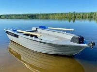 Алюминиевая лодка Тактика 390PM Fish
