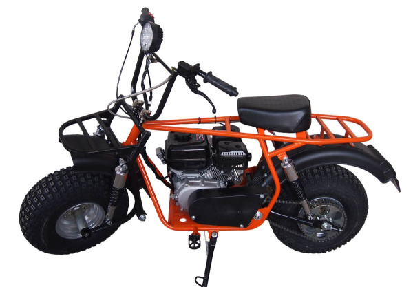 Мотоцикл СКАУТ САФАРИ 3L-8+ BIGFOOT (ФАРА, ПЕРЕД И ЗАД ПОДВЕС., KP230 -8 Л.С.,РУЧ.СТАРТ, ДИСК ТОРМ)