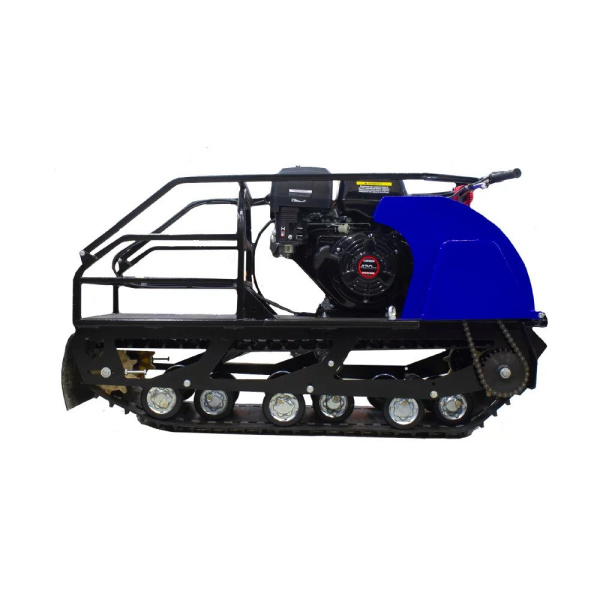 Мотобуксировщик Pomor М-500 Pro, 1700 мм, катки, 18 л.с.