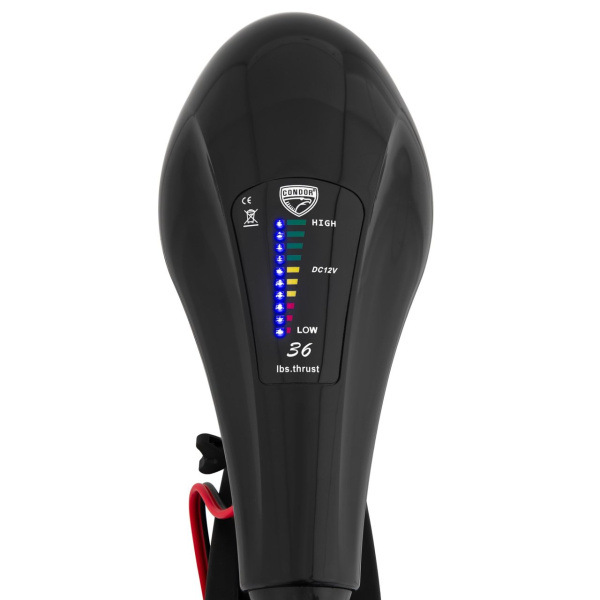Лодочный электромоторы Condor NRS-36X (0,47 л.с) с индикатором батареи,короткая нога