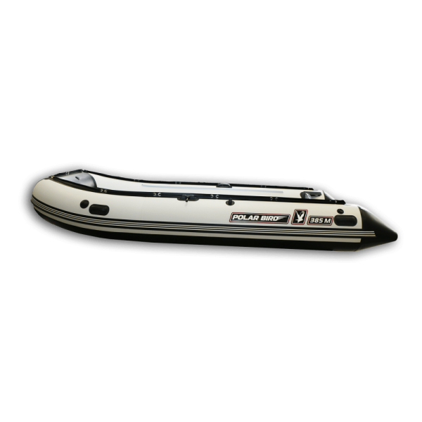 Лодка ПВХ Polar Bird 385M (Merlin)(«Кречет»), пол стеклокомпозит