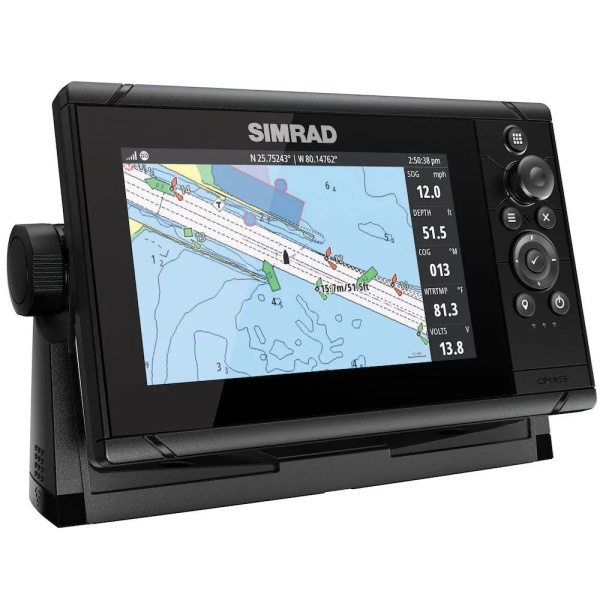 Эхолот-картплоттер SIMRAD Cruise-7, ROW Base Chart, 83/200 XDCR