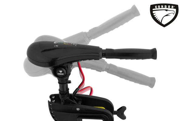 Лодочный электромоторы Condor NRS-36X (0,47 л.с) с индикатором батареи,короткая нога