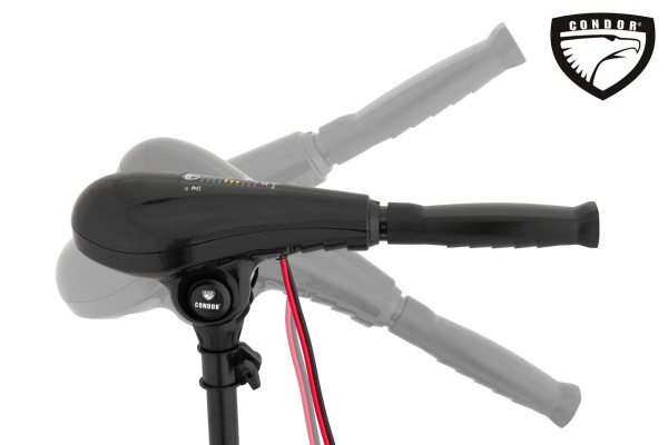 Лодочный электромоторы Condor NRS-55X (0,85 л.с) с индикатором батареи,короткая нога