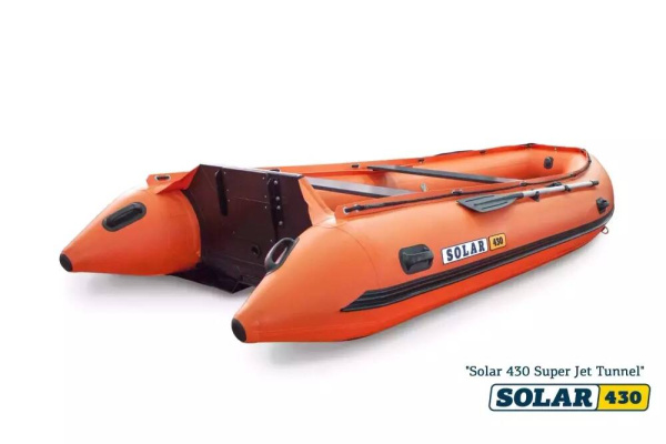 Лодка ПВХ solar-430 super jet tunnel