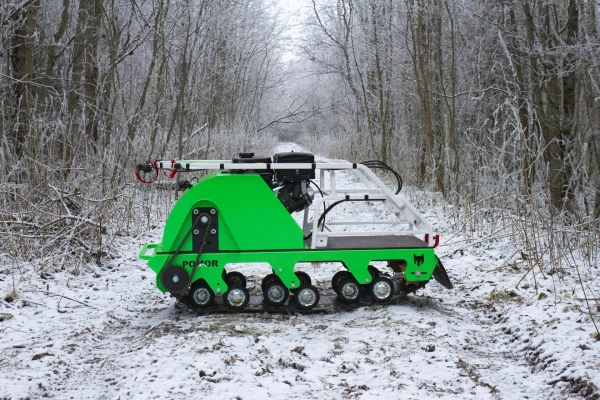 Мотобуксировщик Pomor X-500, склизы, 15 л.с.
