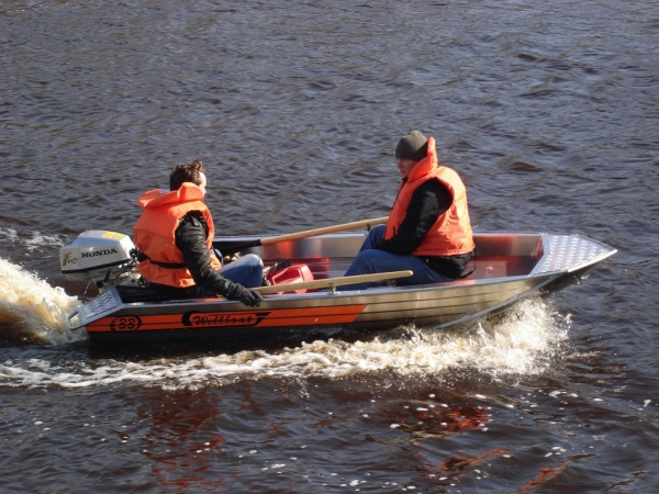 Алюминиевая лодка Wellboat-33