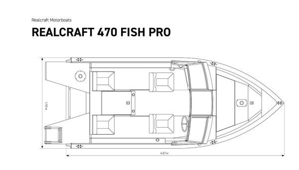 Катер Realcraft 470 Fish Pro
