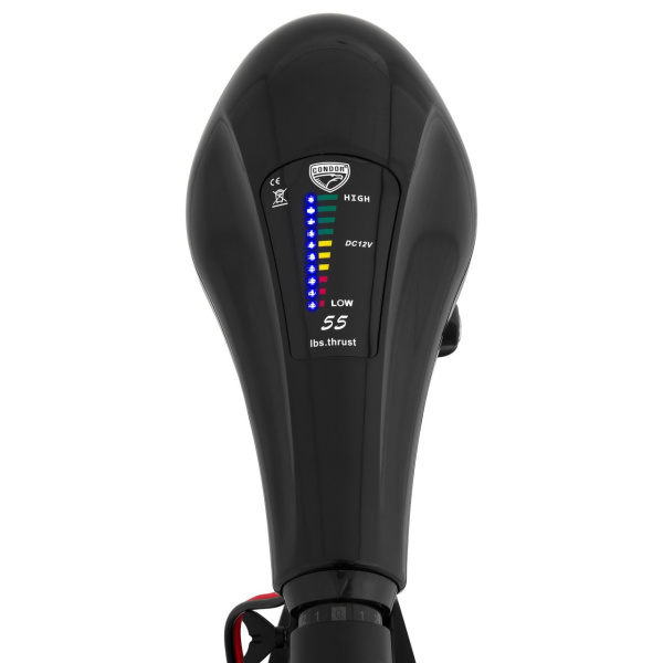 Лодочный электромоторы Condor NRS-55X (0,85 л.с) с индикатором батареи,короткая нога