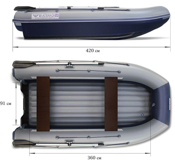 Лодка ПВХ Флагман DK 420 Jet
