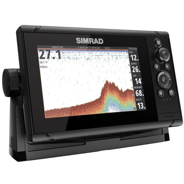 Эхолот-картплоттер SIMRAD Cruise-7, ROW Base Chart, 83/200 XDCR