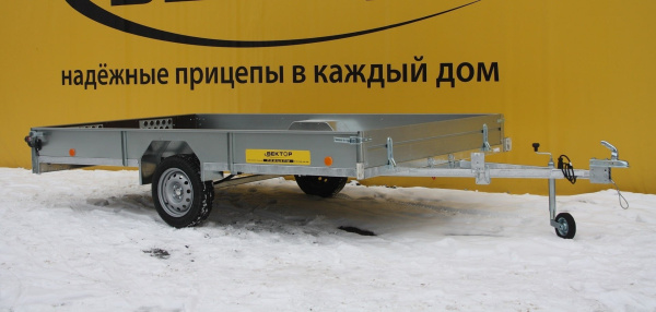 Прицеп ЛАВ-81012В с узкой осью (1780 мм), борт 380 мм