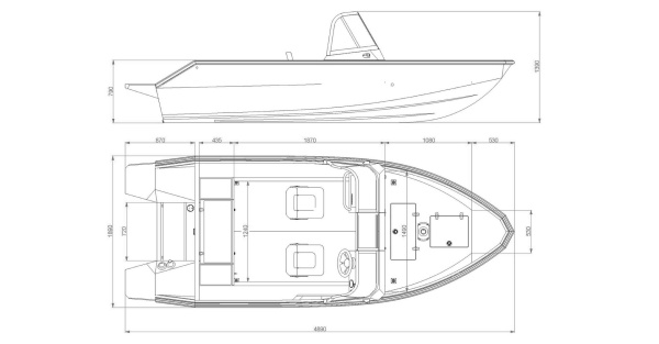 Катер Windboat 4.5 DCX