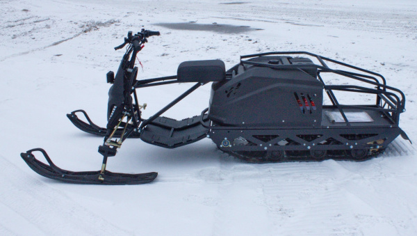Мотобуксировщик Мухтар 15 с лыжным модулем и реверсом