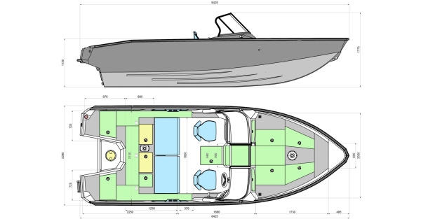 Катер Windboat 6.5 EvoFish