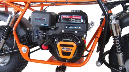 Мотоцикл СКАУТ САФАРИ 3L-8+ BIGFOOT (ФАРА, ПЕРЕД И ЗАД ПОДВЕС., KP230 -8 Л.С.,РУЧ.СТАРТ, ДИСК ТОРМ)