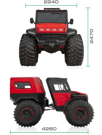 Мотовездеход TINGER TF4