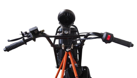 Мотоцикл СКАУТ САФАРИ 3L-8+ BIGFOOT (ФАРА, ПЕРЕД И ЗАД ПОДВЕС., KP230 -8 Л.С.,РУЧ.СТАРТ, ДИСК ТОРМ)