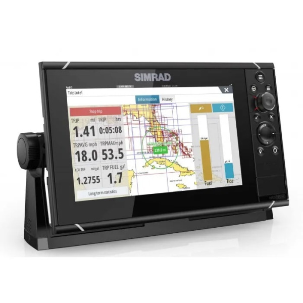 Дисплей SIMRAD NSS9 evo3S с базовой картой мира (датчики приобретаются отдельно)