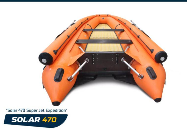 Лодка ПВХ solar-470 super jet tunnel (expedition)
