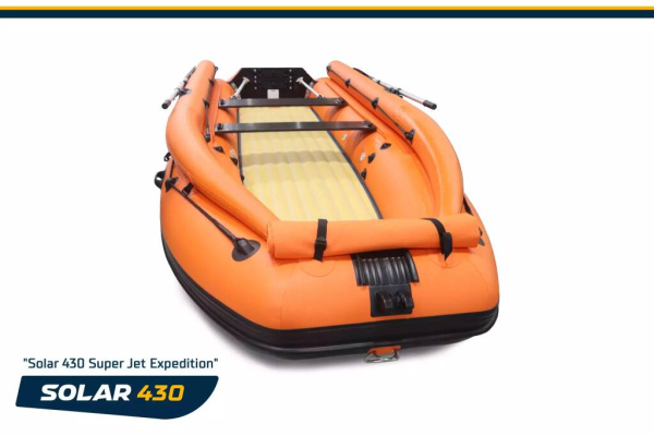 Лодка ПВХ solar-430 super jet tunnel (expedition)